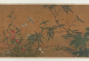 Blomster, Fugle og Insekter, 1400-tallet. af Unbekannt