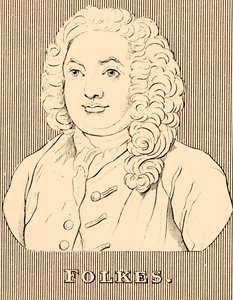 Folkes, 1690-1754, 1830. af Unbekannt