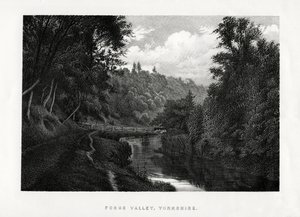 Forge Valley, Yorkshire, 1896 af Unbekannt