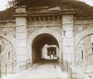Fort de Brimont, Reims, Nordfrankrig, c1914-c1918 af Unbekannt