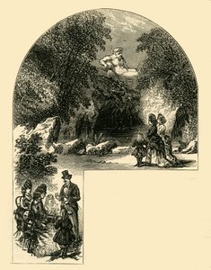 Springvand i Surrey Gardens, c1878. af Unbekannt