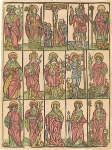 Fjorten hjælpehellige, ca. 1500. af Unbekannt