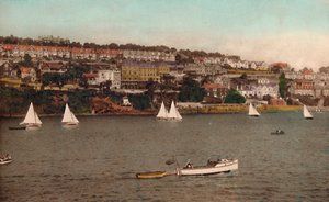 Fowey fra Polruan, c1930 af Unbekannt