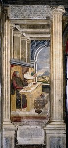 Francesco Petrarca i sit arbejdsværelse af Unbekannt