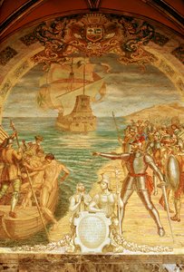 Francisco Pizarro c1478-1541, spansk conquistador af Unbekannt