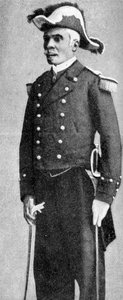 François C. Antoine Simon, præsident for Haiti, klædt ud som admiral, 1922 af Unbekannt