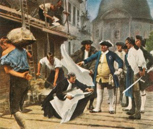 Frederick William I bygger Berlin, 1936. af Unbekannt