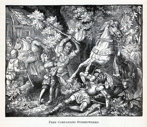 Frie ledsagere overmandet, 1882 af Unbekannt