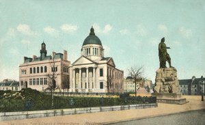 Gratis bibliotek Free S Church & Wallace Statue - Aberdeen, 1900-tallet. af Unbekannt