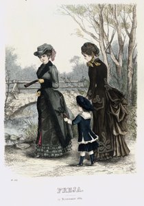Freja- illustreret skandinavisk modeblad 1882, illustration nr. 21 af Unbekannt