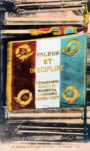 Flagge der Französischen Fremdenlegion, Sidi Bel Abbes, Algerien von Unbekannt