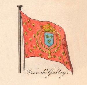 Fransk Galley, 1838 af Unbekannt