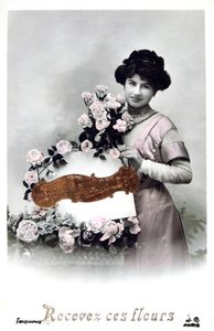 Fransk postkort, c1900 af Unbekannt