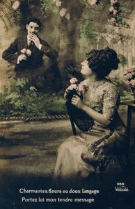 Fransk postkort, c1900 af Unbekannt