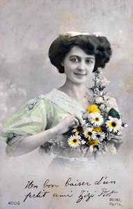Fransk postkort, c1900 af Unbekannt