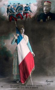 Fransk postkort fra første verdenskrig, 1914-1918 af Unbekannt