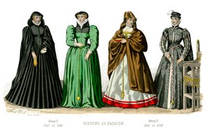 Fransk kostume: Henrik II, 1882 af Unbekannt