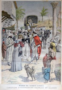 Fransklærere besøgte Algeriet i skoleferien, 1903 af Unbekannt
