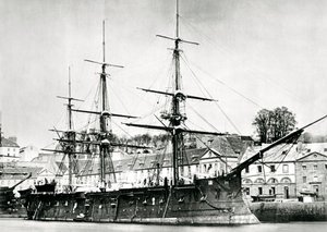 Fransk krigsskib, lOcean, 1868 af Unbekannt