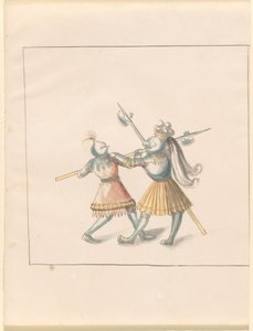 Freydal, The Book of Jousts and Tournament of Emperor Maximilian I: Combats...Plate 143, c1515. af Unbekannt