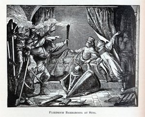 Friedrich Barbarossa i Susa, 1882 af Unbekannt