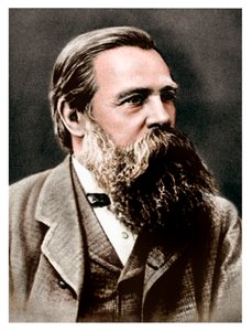 Friedrich Engels, tysk socialist og kollaboratør og tilhænger af Karl Marx, 1879 af Unbekannt