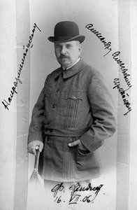 Friedrich Fyodor Fiedler, oversætter af russisk poesi, c1906 af Unbekannt