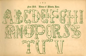 Fra MS. Minervas bibliotek, Rom, 1862. af Unbekannt