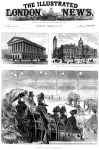 Forsiden af The Illustrated London News, 1887 af Unbekannt