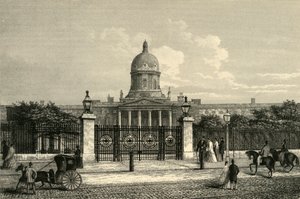 Set forfra af Bethlehem Hospital, c1876. af Unbekannt