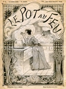 Forside af Le Pot au Feu, 15. juli 1896 af Unbekannt