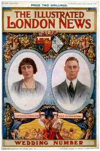 Forside af The Illustrated London News Wedding Number, 28. april 1923 af Unbekannt