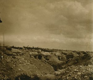 Frontlinje, Jonchery, Nordfrankrig, c1914-c1918 af Unbekannt