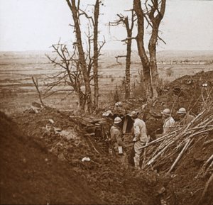 Frontlinje, Les Éparges, Nordfrankrig, c1914-c1918. af Unbekannt