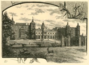 Forsiden af Hatfield House, 1898. af Unbekannt