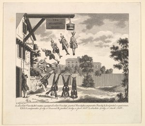 Frontispice til Clubbes Fysiognomi eller Vejehuset, 1800-tallet. af Unbekannt