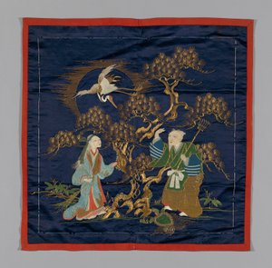 Fukusa gaveomslag, Japan, sen Edo-periode 1789-1868 Meiji-periode 1868-1912, slutningen af det 19. århundrede. af Unbekannt
