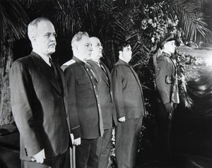 Joseph Stalins begravelse, Moskva, USSR, marts 1953 af Unbekannt