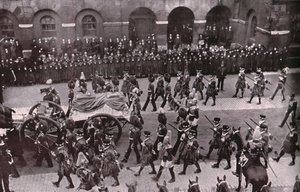 Begravelsesoptog af kong Edward VII, Whitehall, London, 20. maj 1910. af Unbekannt