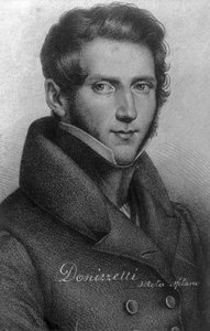 Gaetano Donizetti 1797-1848, italiensk komponist, 20. århundrede af Unbekannt