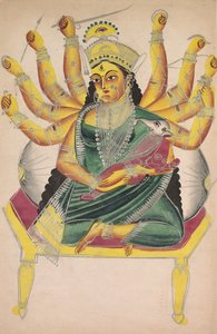 Ganesha-Janani Mor til Ganesh, 1800-tallet. af Unbekannt