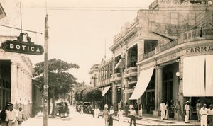 Garcia Street, Guantanamo, Cuba, c1900 af Unbekannt