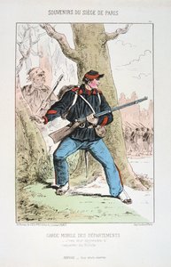 Mobile Guard of the Departments, Belejring af Paris, 1870-1871 af Unbekannt