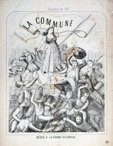 Nationalgarden, Paris Kommune, 1871. af Unbekannt