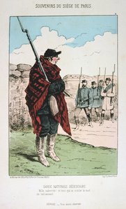Guard National Sedentaire, Belejring af Paris, 1870-1871 af Unbekannt