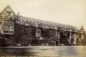 Havefront, St Johns College, Oxford, Oxfordshire, slutningen af det 19. eller begyndelsen af det 20. århundrede af Unbekannt