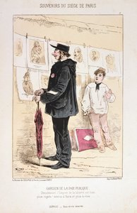 Folkefredens vogter, belejring af Paris, 1870-1871 af Unbekannt