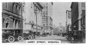 Garry Street, Winnipeg, Manitoba, Canada, c1920