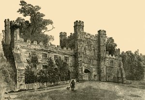 Gateway of Battle Abbey, 1898. af Unbekannt