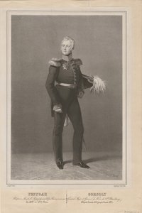 General Ivan Savvich Gorgoli, chefen for St. Petersborgs politi, 1822 af Unbekannt